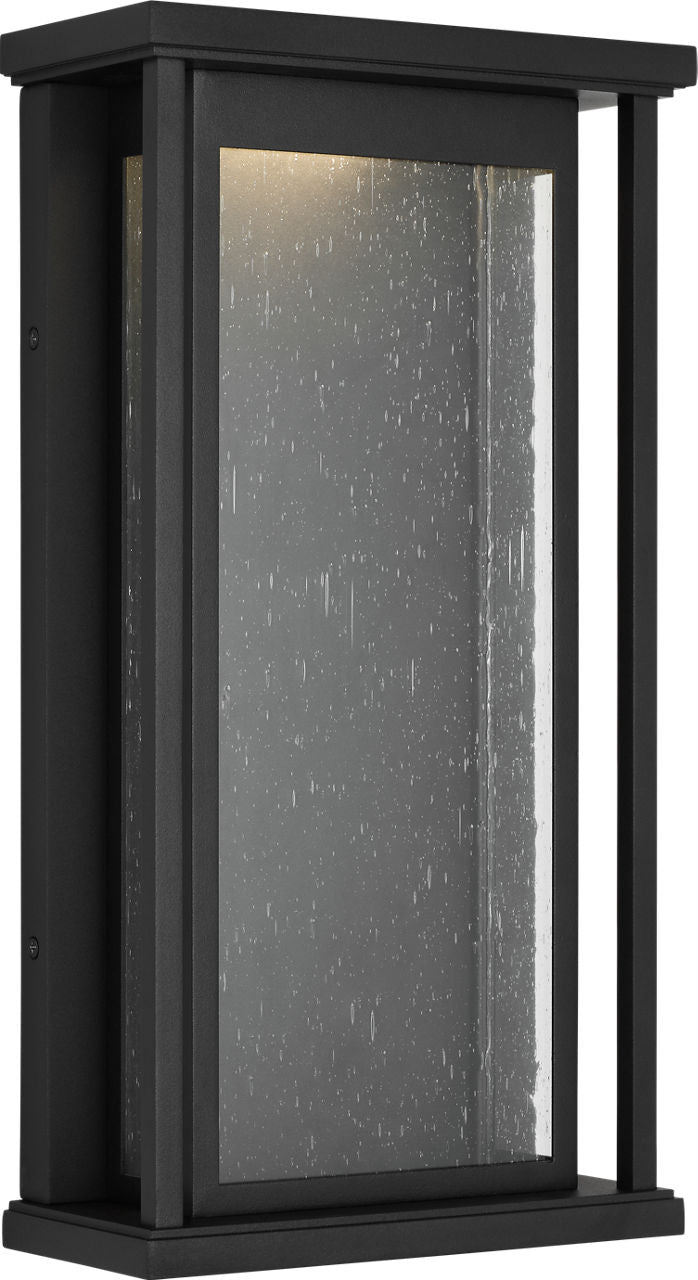 Generation Lighting GLO1331TXB Faywood textured black outdoor wall light