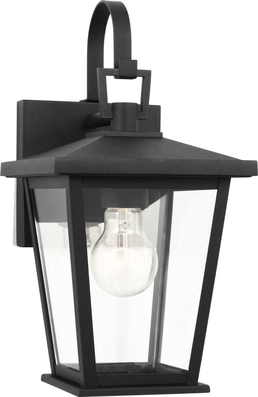Generation Lighting GLO1381TXB Linton textured black wall lantern