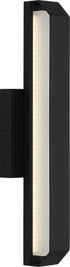 Generation Lighting GLO1481TXB-L Lakemont textured black LED outdoor wall light