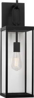 Generation Lighting GLO1771TXBE Rox 1 Light 22 inch Textured Black Lantern Wall Light