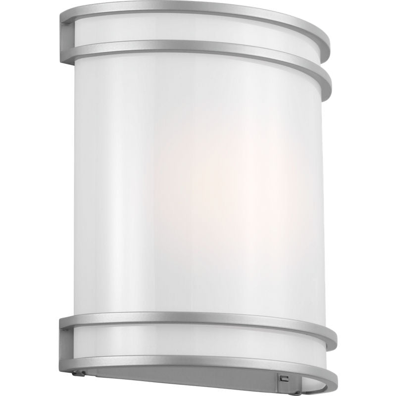 Generation Lighting GLO2161PBS Ravel 1 Light 10 inch Painted Brushed Steel Outdoor Wall Light
