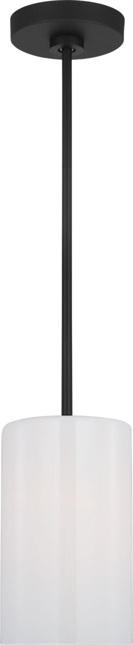 Generation Lighting GLP1001MBK Rhett 1 Light Midnight Black Pendant Ceiling Light