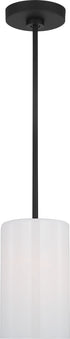 Generation Lighting GLP1001MBK Rhett 1 Light Midnight Black Pendant Ceiling Light
