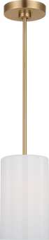 Generation Lighting GLP1001SB Rhett 1 Light 6 inch Satin Brass Pendant Ceiling Light