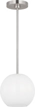 Generation Lighting GLP1011BS Rory brushed steel mini pendant ceiling light