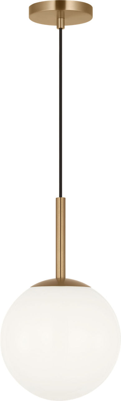 Generation Lighting GLP1821SBE Nube 1 Light Satin Brass Pendant Ceiling Light