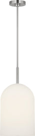 Generation Lighting GLP1941BN Neblina 1 Light 10 inch Brushed Nickel Pendant Ceiling Light