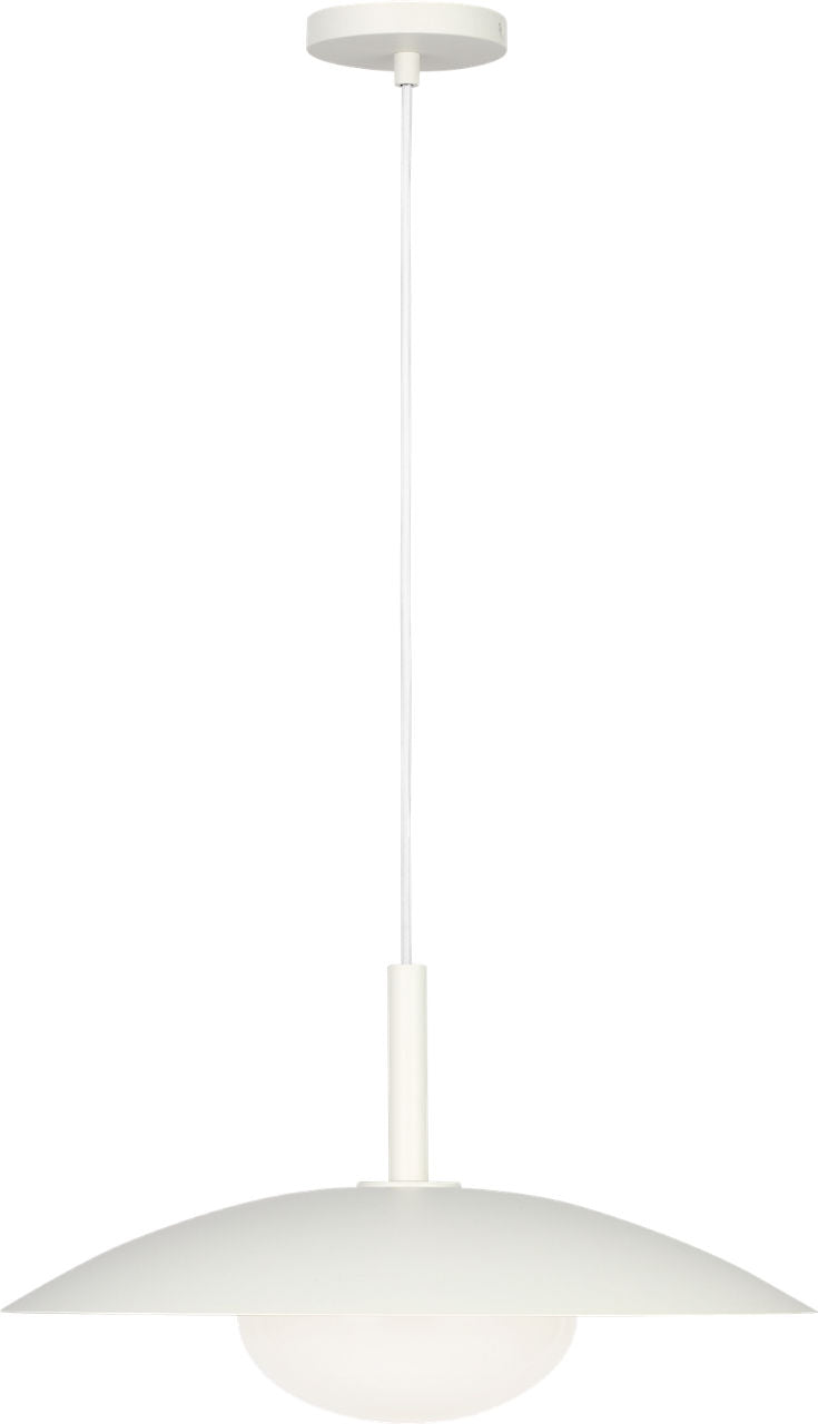Generation Lighting GLP2041MWT Mont 1 light matte white pendant ceiling light