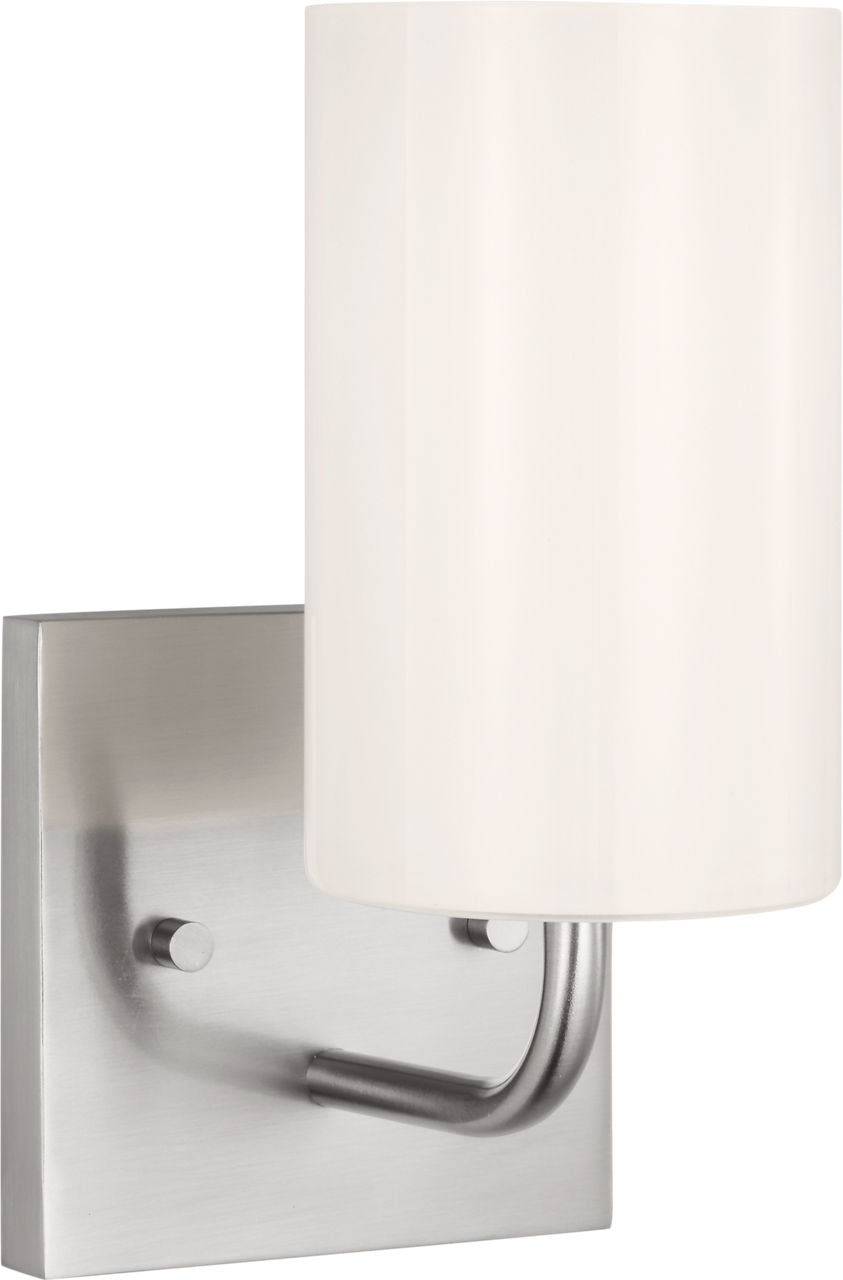 Generation Lighting GLV1001BS Rhett brushed steel bath vanity wall light