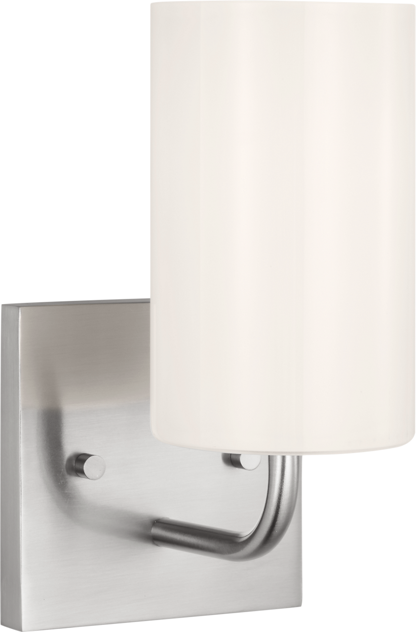 Generation Lighting GLV1001BS Rhett 1 Light 5 inch Brushed Steel Bath Vanity Wall Light