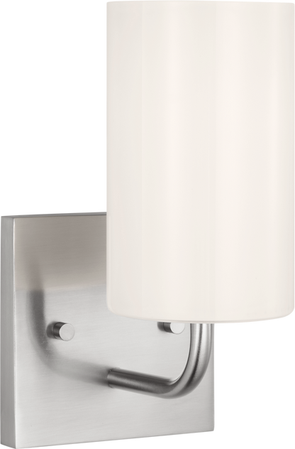 Generation Lighting GLV1001BS Rhett 1 Light 5 inch Brushed Steel Bath Vanity Wall Light