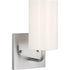 Generation Lighting GLV1001EN3/BS Rhett 1 Light Brushed Steel Bath Vanity Wall Light
