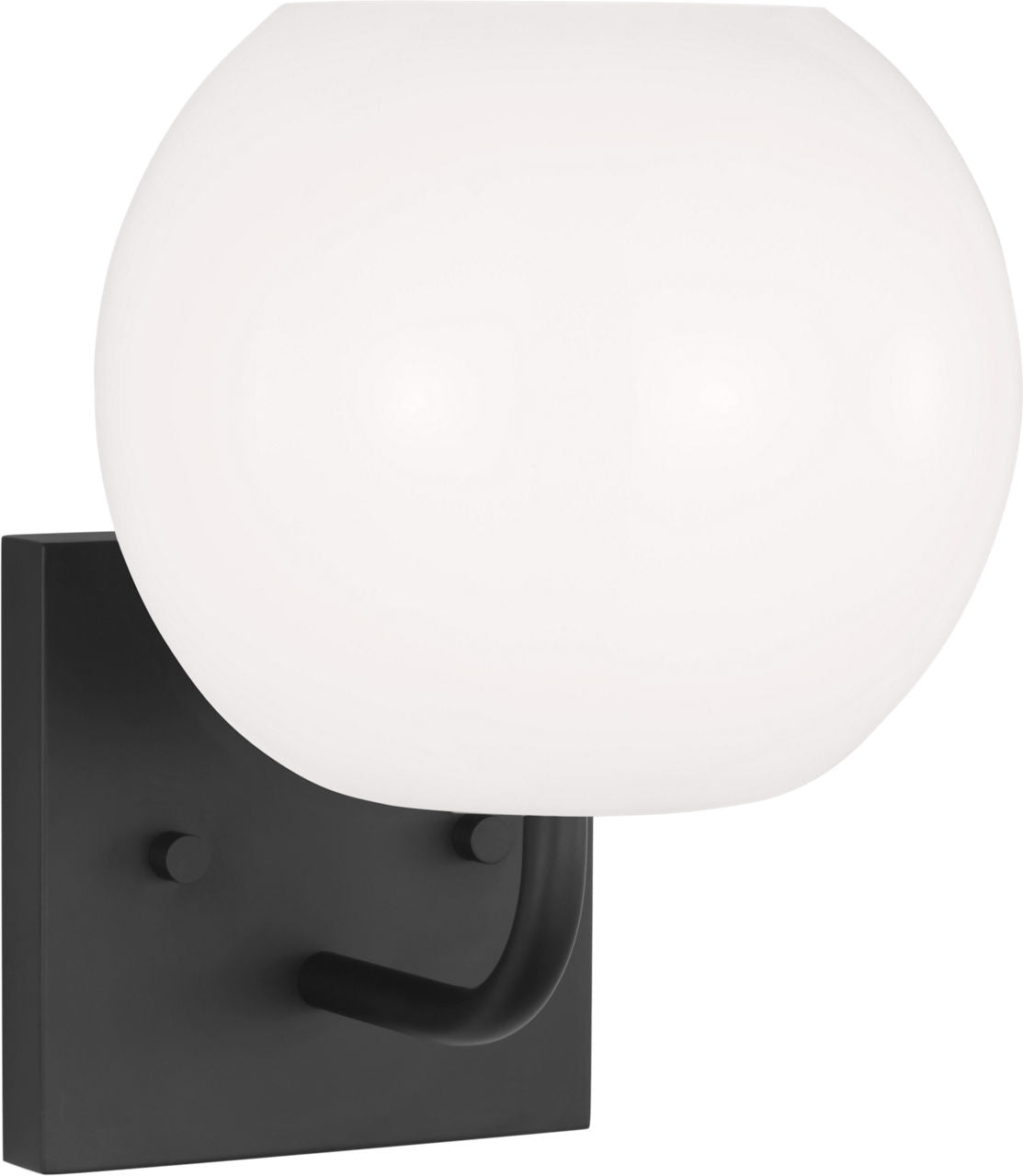 Generation Lighting GLV1011MBK Rory 1 Light 7 inch Midnight Black Bath Vanity Wall Light