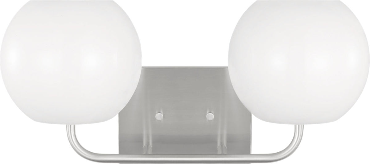 Generation Lighting Rory 2 light brushed nickel bath vanity wall light