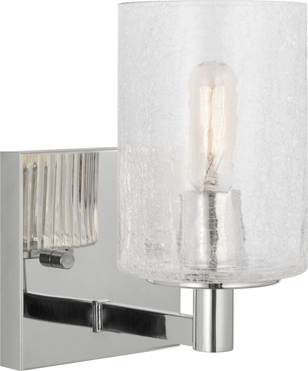 Generation Lighting Parker 1 light brushed steel bath vanity wall light