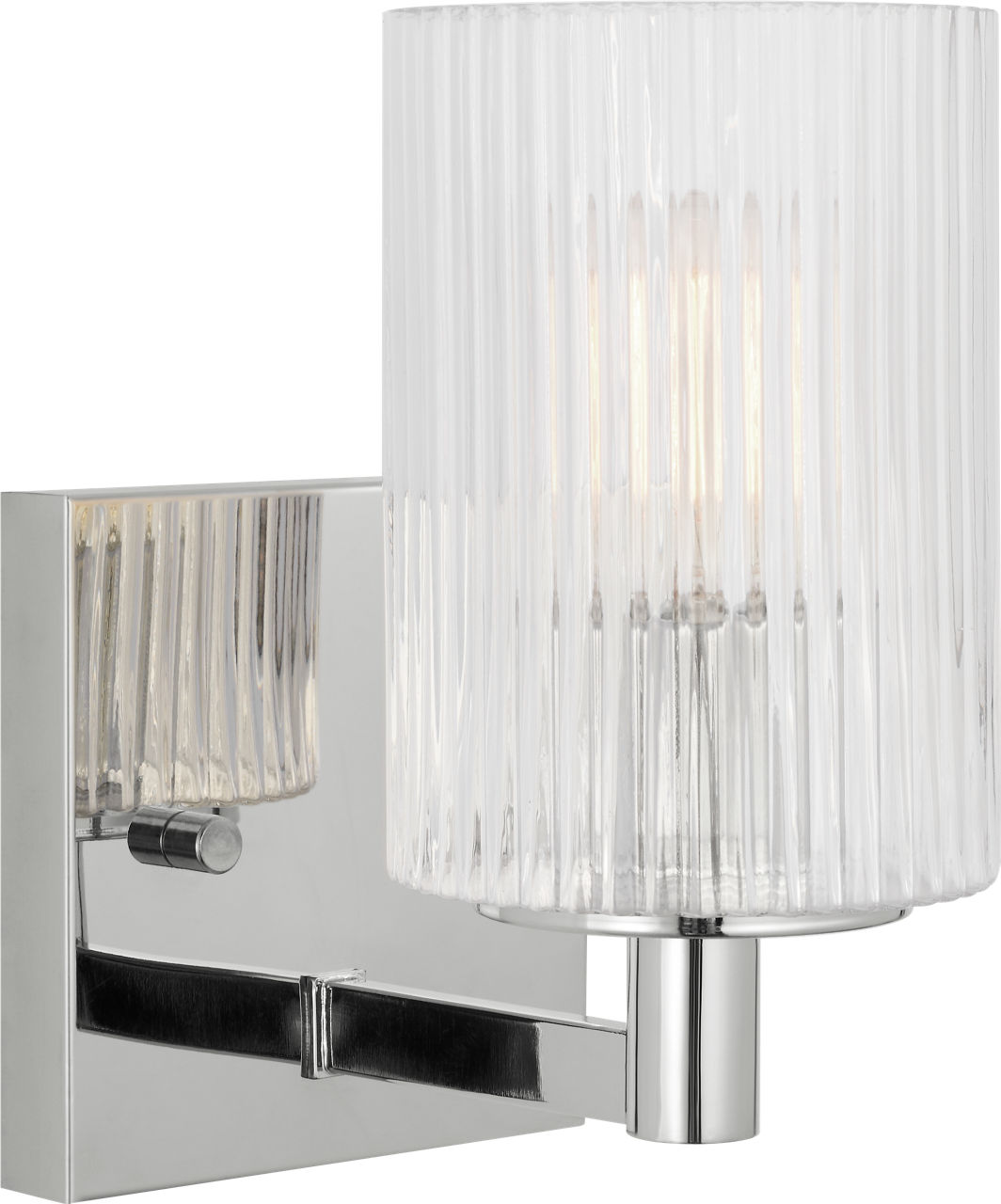 Generation Lighting GLV1041EN/CH Lando 1 Light Chrome Bath Vanity Wall Light