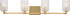 Generation Lighting GLV1044SB Lando 4 Light Satin Brass Bath Vanity Wall Light