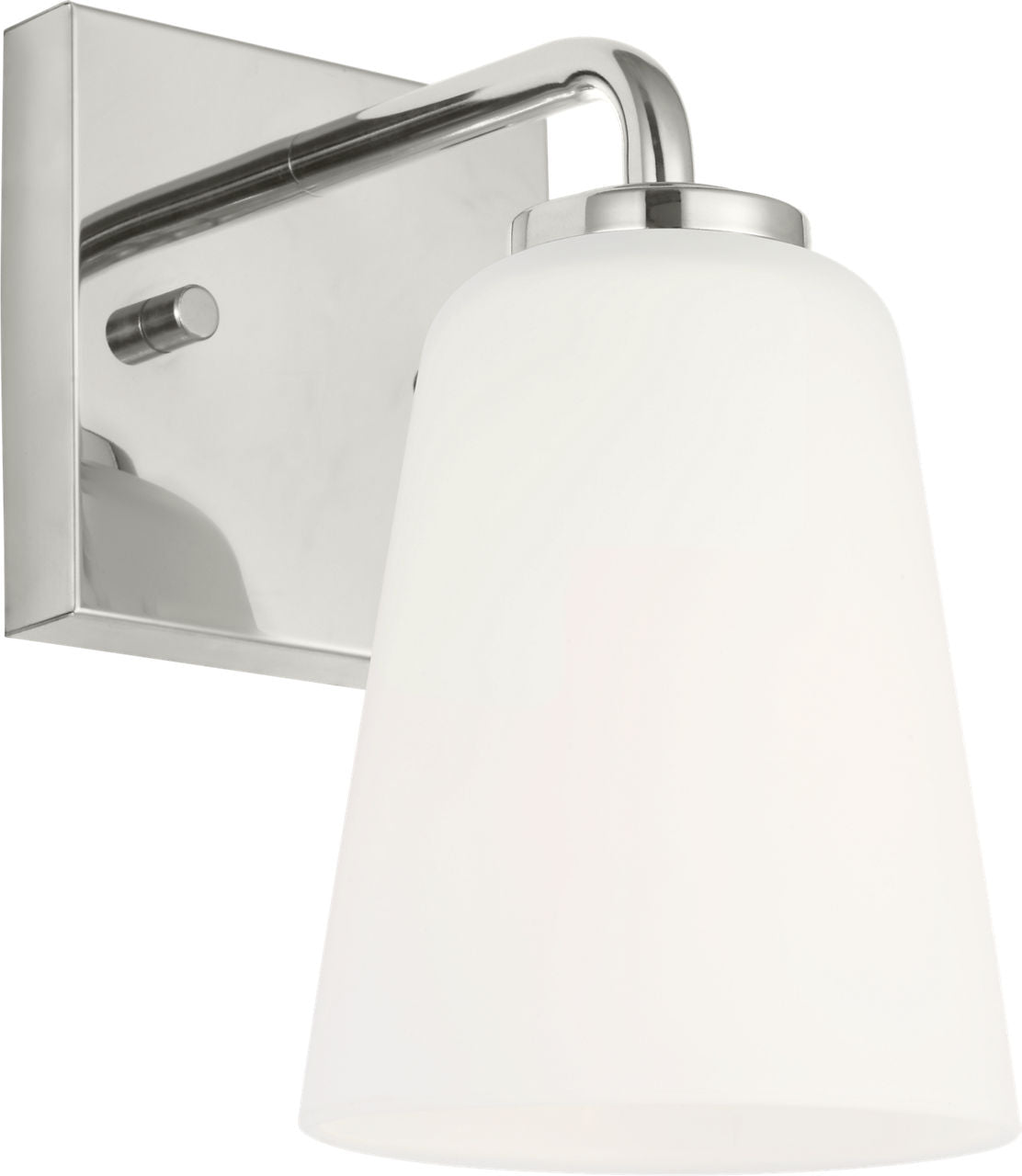 Generation Lighting GLV1051CHE Miles 1 Light Chrome Bath Vanity Wall Light