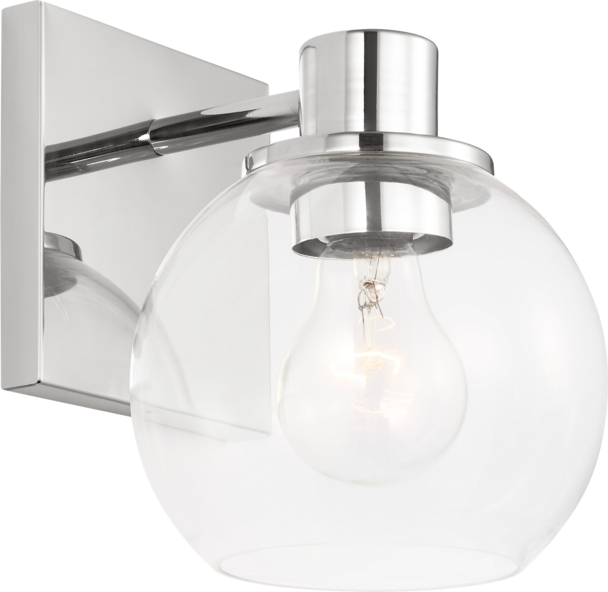 Generation Lighting GLV1121CH Rito 1 Light 6 inch Chrome Bath Vanity Wall Light