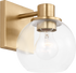 Generation Lighting GLV1121SBE Rito 1 Light Satin Brass Bath Vanity Wall Light