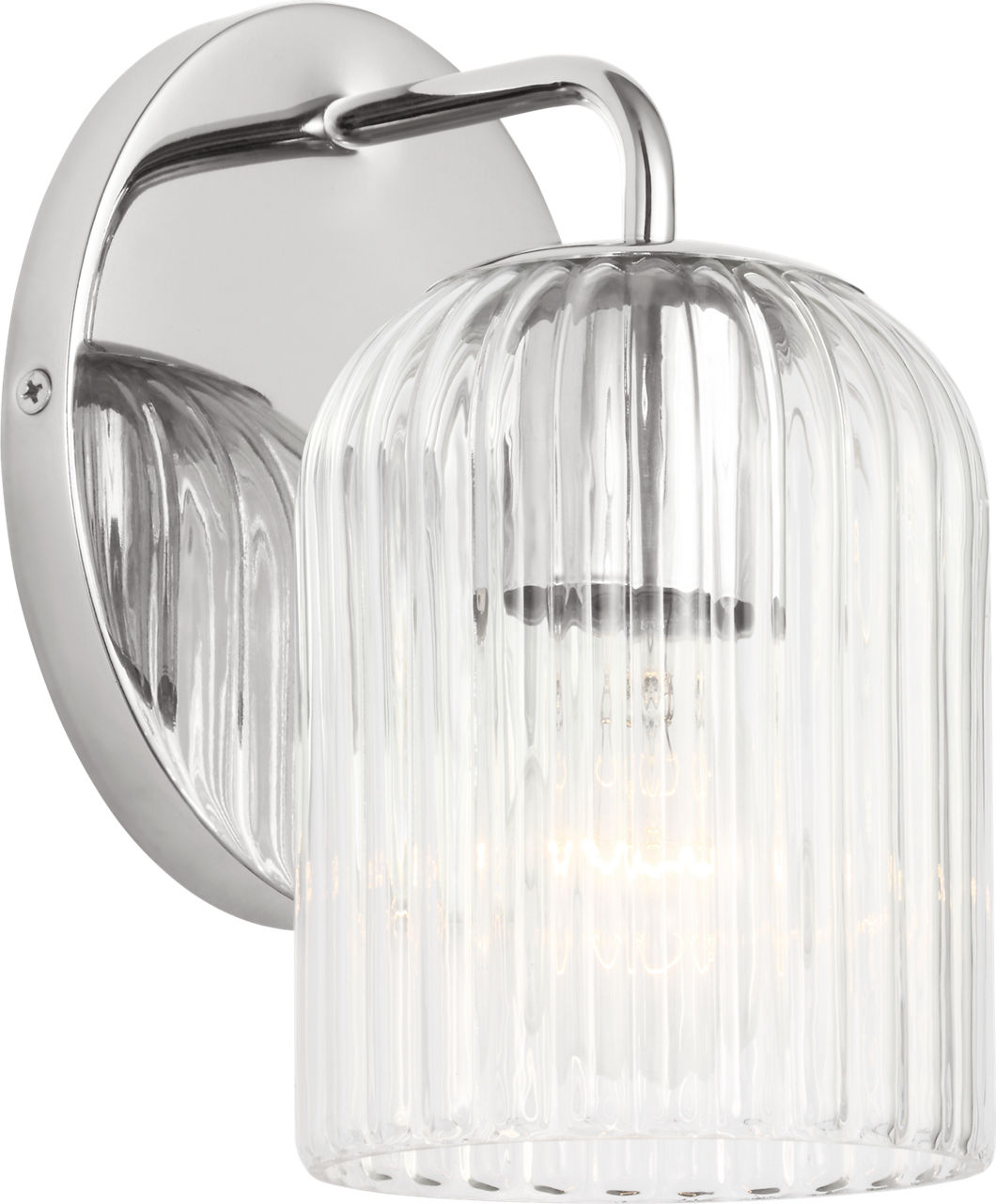 Generation Lighting GLV1131CH Eisele 1 Light 8 inch Chrome Bath Vanity Wall Light
