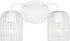 Generation Lighting GLV1132MWT Eisele 2 light matte white bath vanity wall light