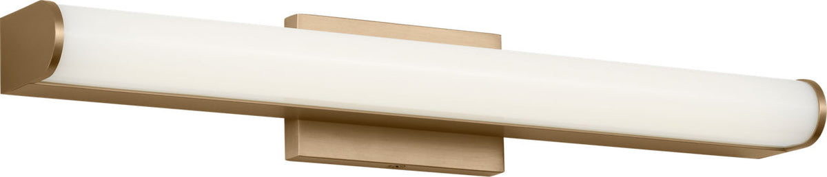 Generation Lighting GLV1531SB-L Cavitt 18 inch Satin Brass LED bath vanity wall light
