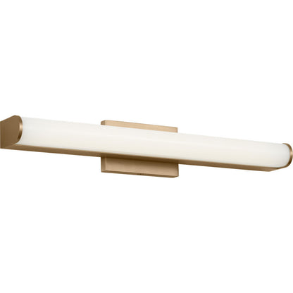 Generation Lighting GLV1531SB-L Cavitt 1 Light 18 inch Satin Brass Bath Vanity Wall Light