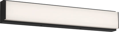 Generation Lighting GLV1571MBK-L Panna 18 inch Midnight Black LED vanity wall light