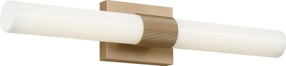 Generation Lighting GLV1612SB-L Sarco 24 inch satin brass LED bath vanity wall light