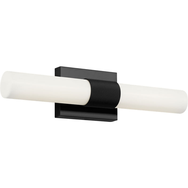 Generation Lighting GLV1622MBK-L Sarco 1 Light 18 inch Midnight Black Bath Vanity Wall Light