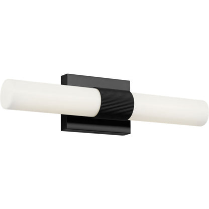 Generation Lighting GLV1622MBK-L Sarco 1 Light 18 inch Midnight Black Bath Vanity Wall Light