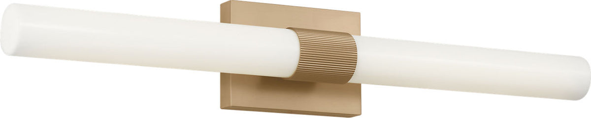 Generation Lighting GLV1632SB-L Sarco 30 inch satin brass LED bath vanity wall light
