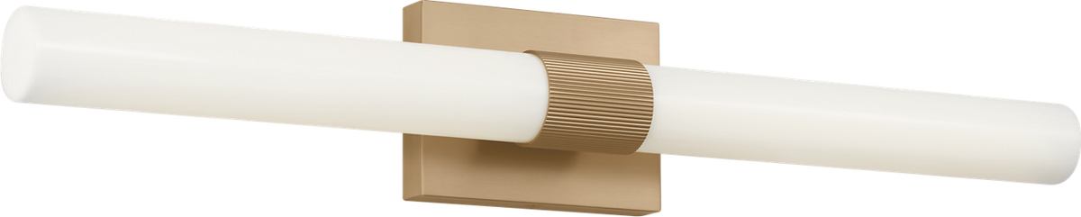 Generation Lighting GLV1632SB-L Sarco 1 Light 30 inch Satin Brass Bath Vanity Wall Light