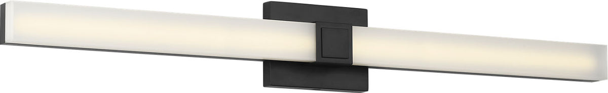 Generation Lighting GLV1652MBK-L Fentress 36 inch Midnight Black bath vanity wall light
