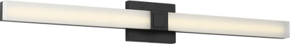 Generation Lighting GLV1652MBK-L Fentress 36 inch Midnight Black Bath Vanity Wall Light