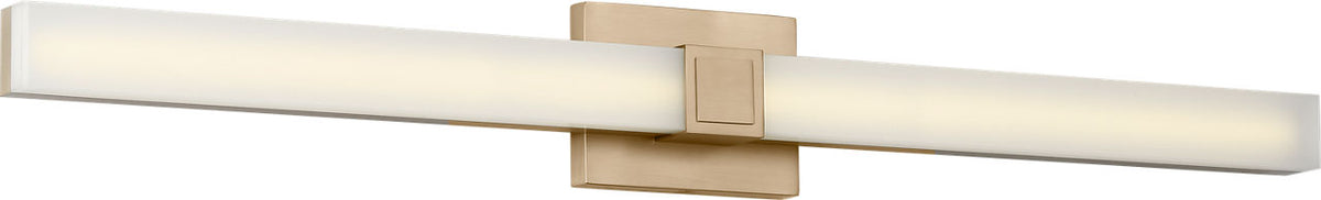 Generation Lighting GLV1652SB-L Fentress 36 inch Satin Brass LED bath vanity wall light