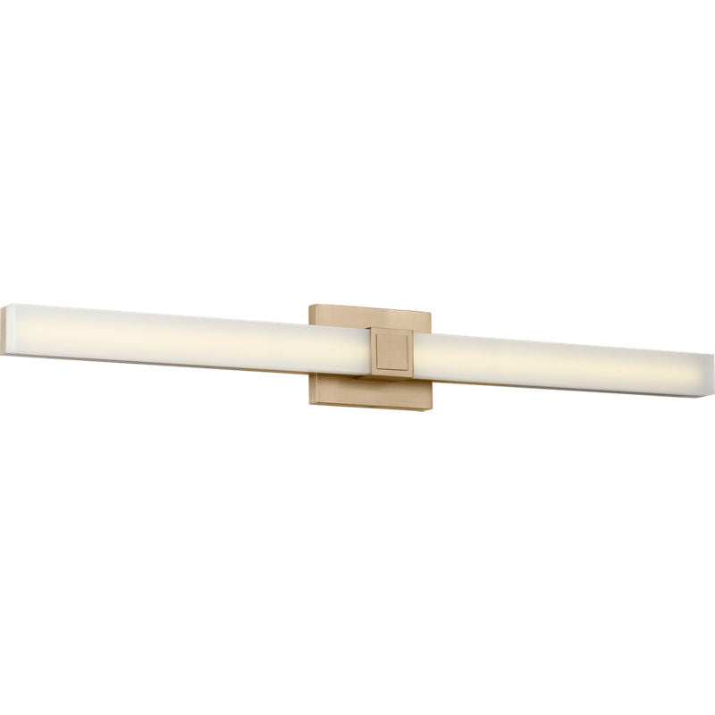 Generation Lighting GLV1652SB-L Fentress 1 Light 36 inch Satin Brass Bath Vanity Wall Light