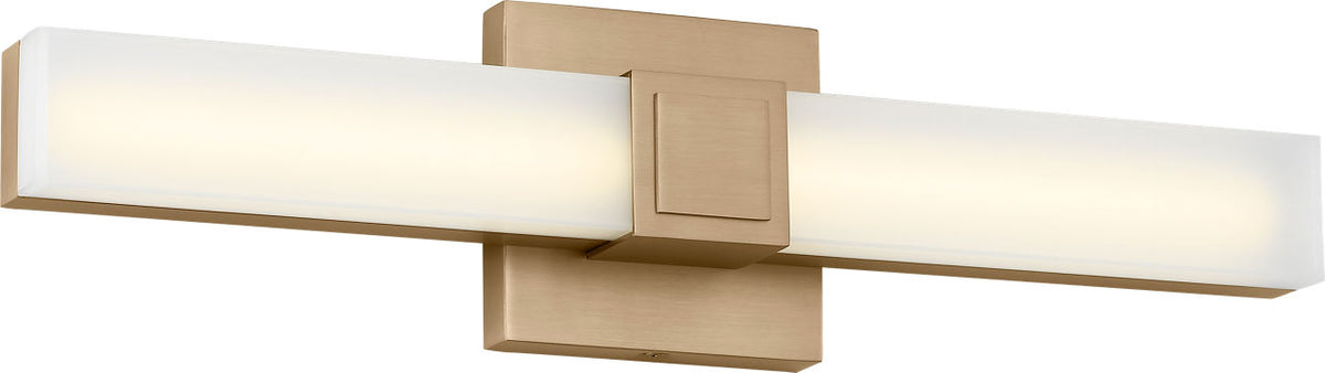Generation Lighting GLV1662SB-L Fentress 18 inch satin brass LED bath vanity wall light