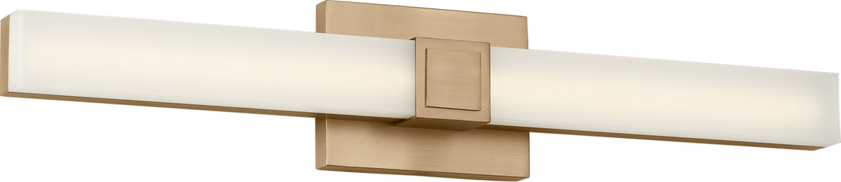Generation Lighting GLV1672SB-L Fentress 1 Light 24 inch Satin Brass Bath Vanity Wall Light