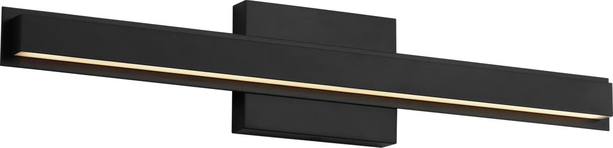 Generation Lighting GLV1921MBK Aro 24 inch Midnight Black LED bath vanity wall light
