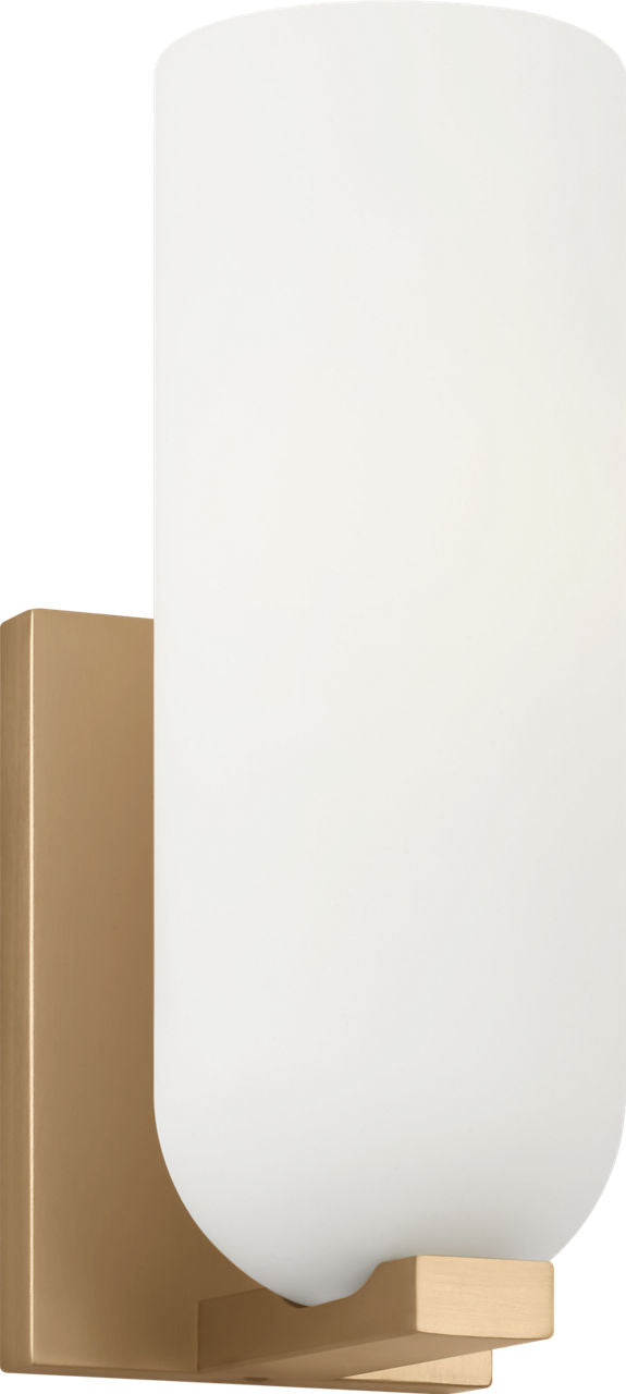 Generation Lighting GLV1951SB Neblina 1 Light Satin Brass Bath Vanity Wall Light