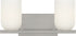 Generation Lighting GLV1962BNE Neblina 2 Light Brushed Nickel Bath Vanity Wall Light