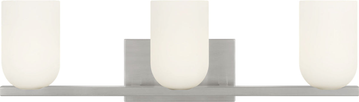Generation Lighting GLV1973BNE Neblina 3 light brushed nickel bath vanity wall light