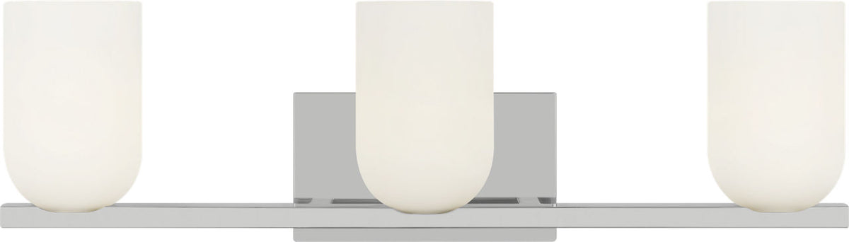 Generation Lighting GLV1973CH Neblina 3 Light Chrome Bath Vanity Wall Light