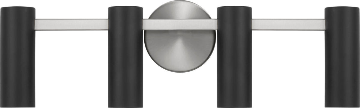 Generation Lighting GLV2084BNE Zentro 4 light brushed nickel bath vanity wall light
