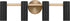 Generation Lighting GLV2084SB Zentro 4 Light 24 inch Satin Brass Bath Vanity Wall Light