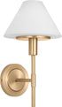 Generation Lighting Mendota 1 light satin brass bath wall light