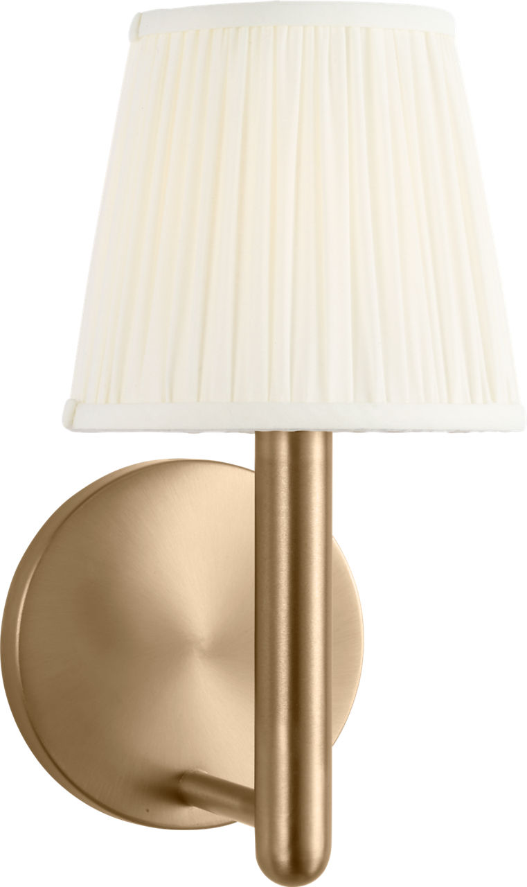 Generation Lighting GLW1881SB Vilera 1 light wall sconce in satin brass