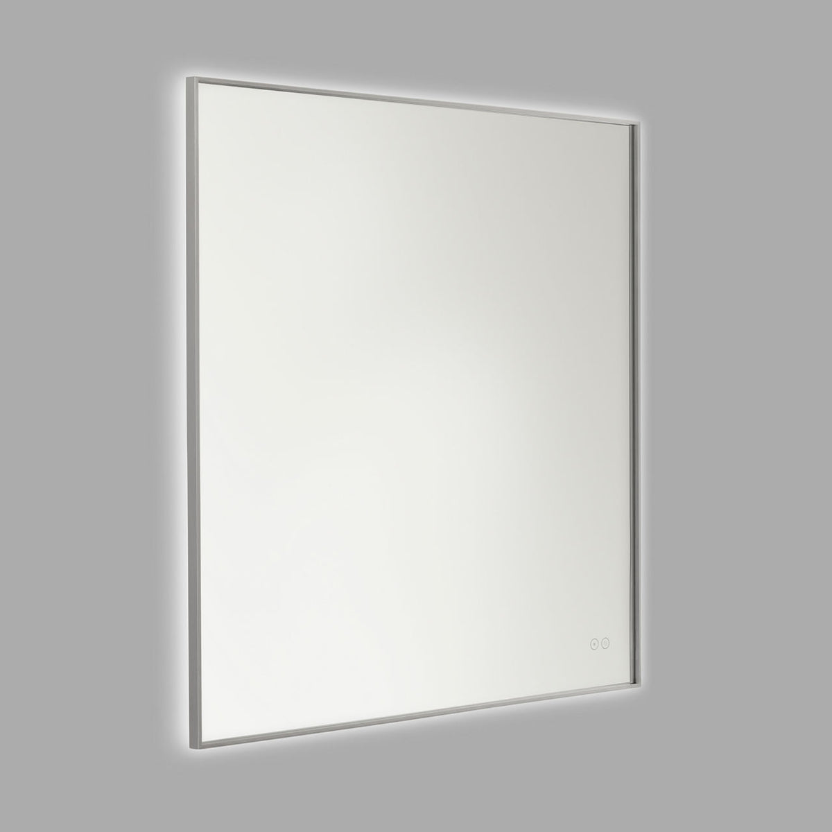 Generation Lighting MREL1441BN Cadre 36 inch brushed nickel illuminated square mirror